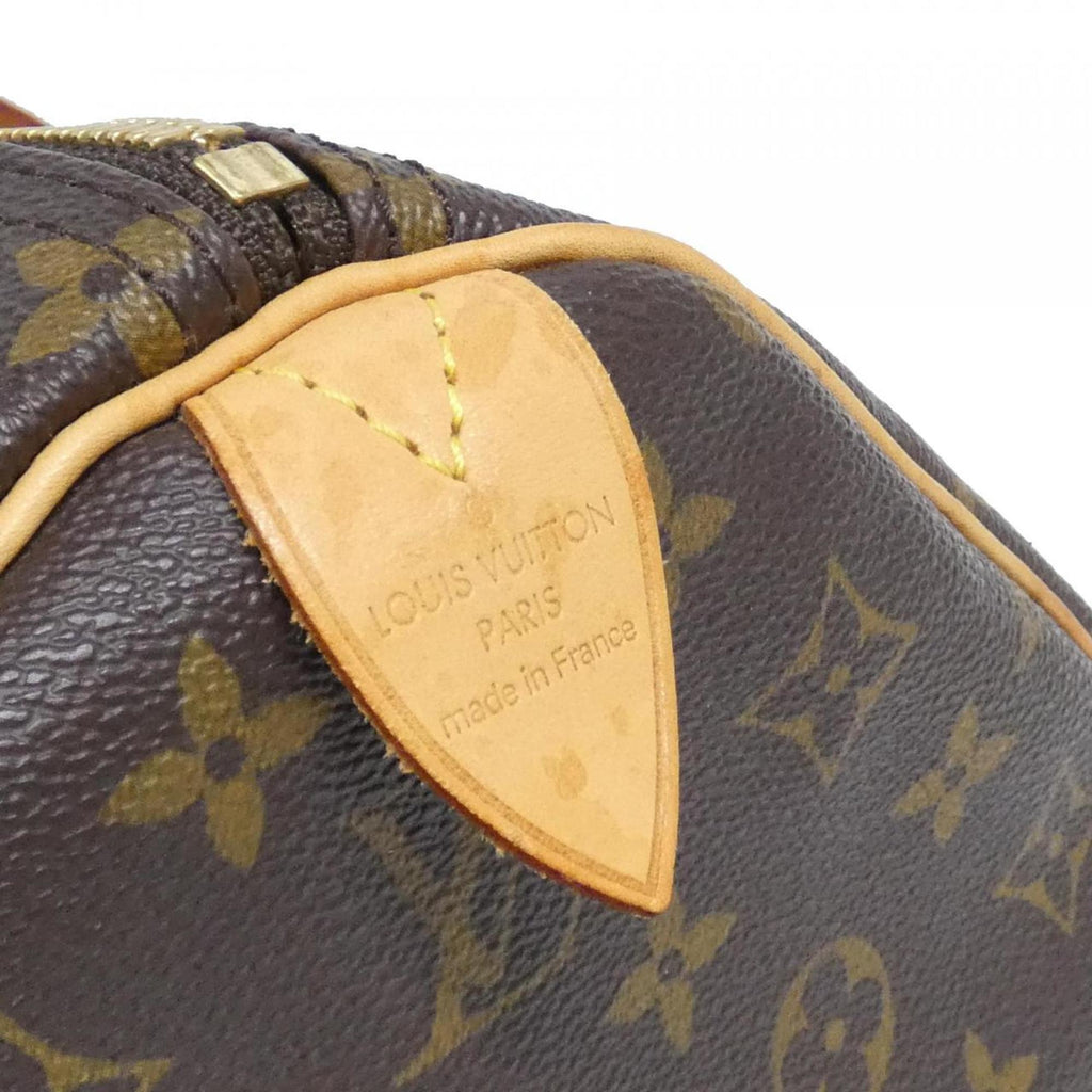 Louis Vuitton Marron Coated Canvas Boston Bag