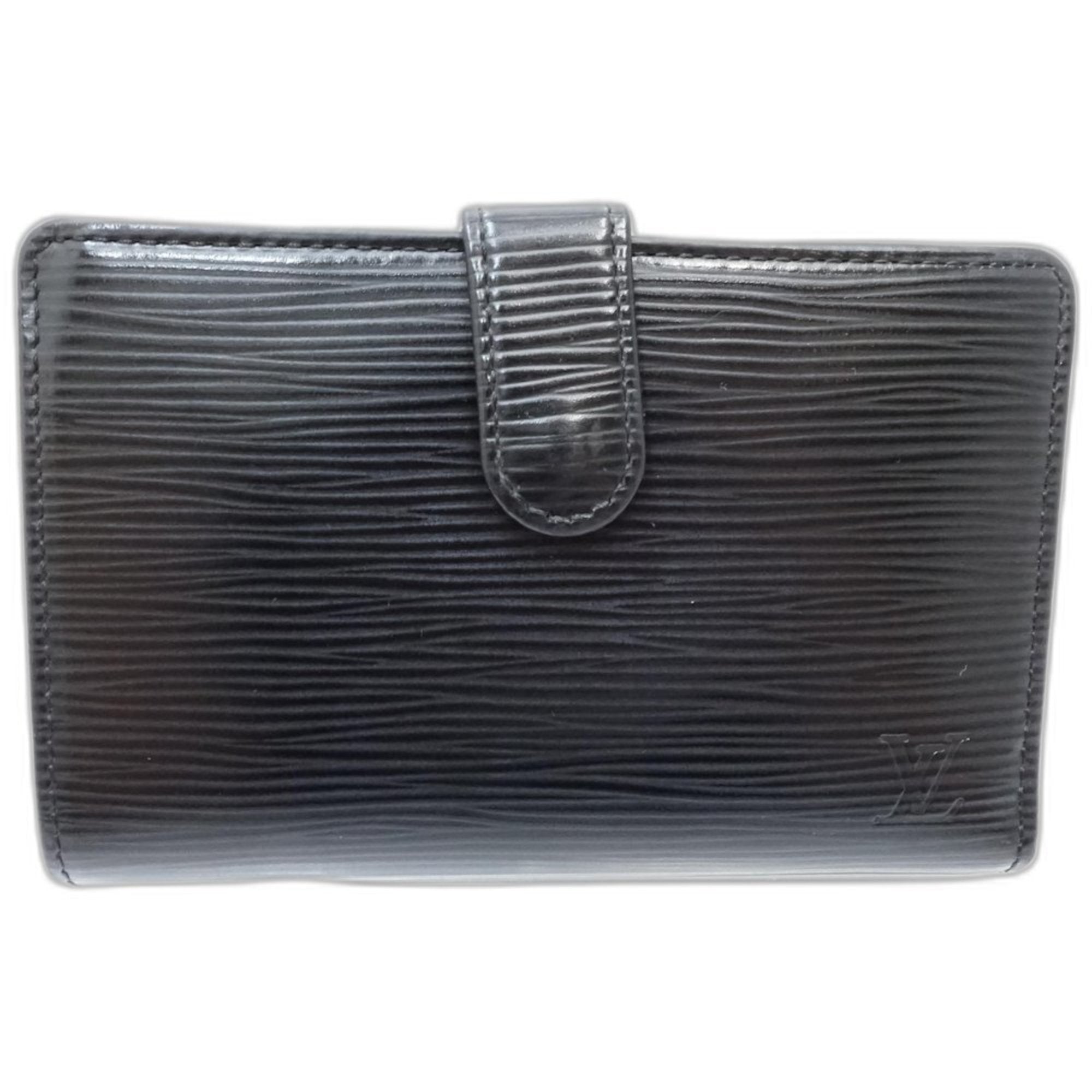 Louis Vuitton Epi Noir Leather Wallet