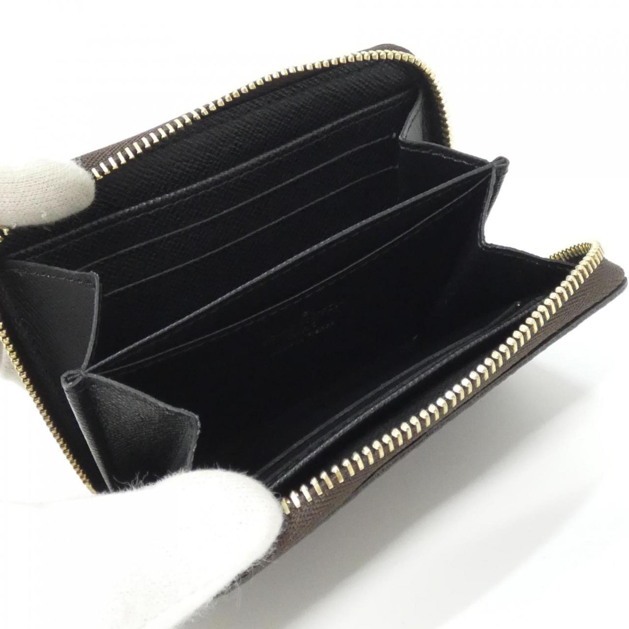 Louis Vuitton Brown Coated Canvas Coin Purse/Coin Case