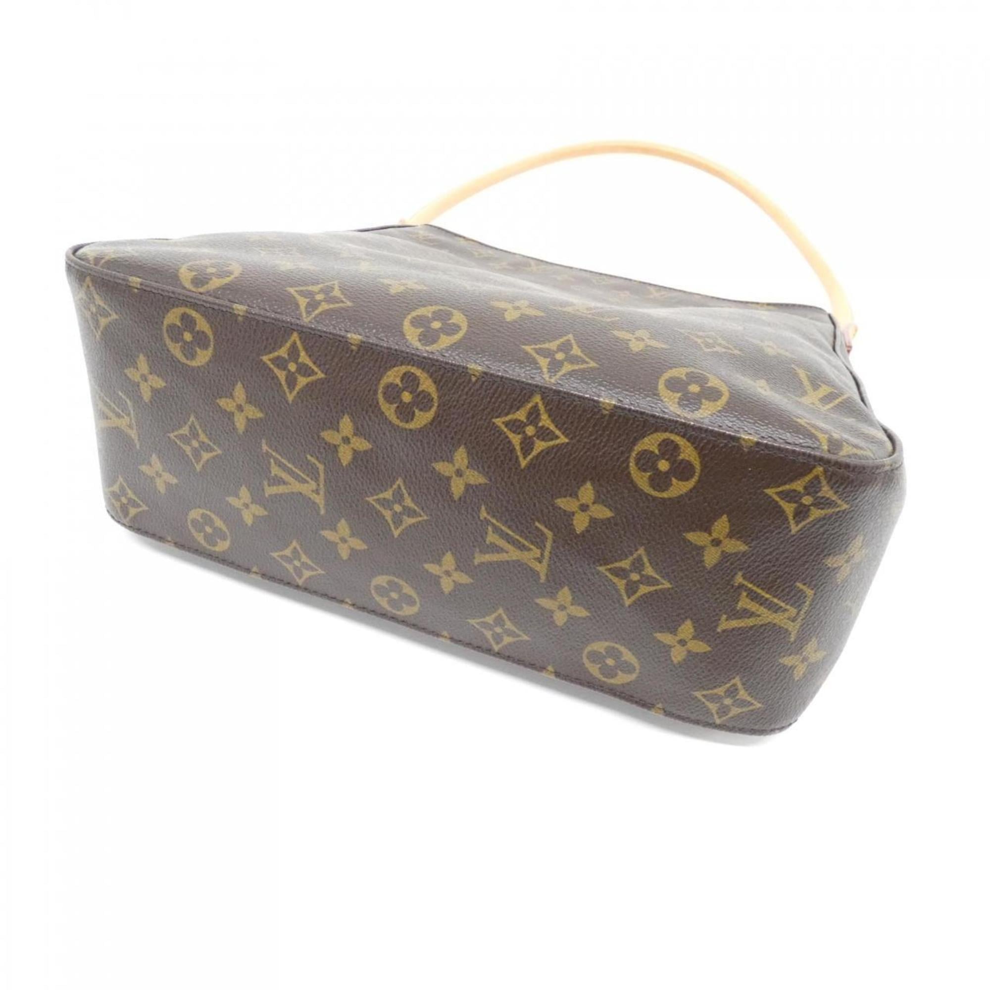 Louis Vuitton Marron Coated Canvas Shoulder Bag
