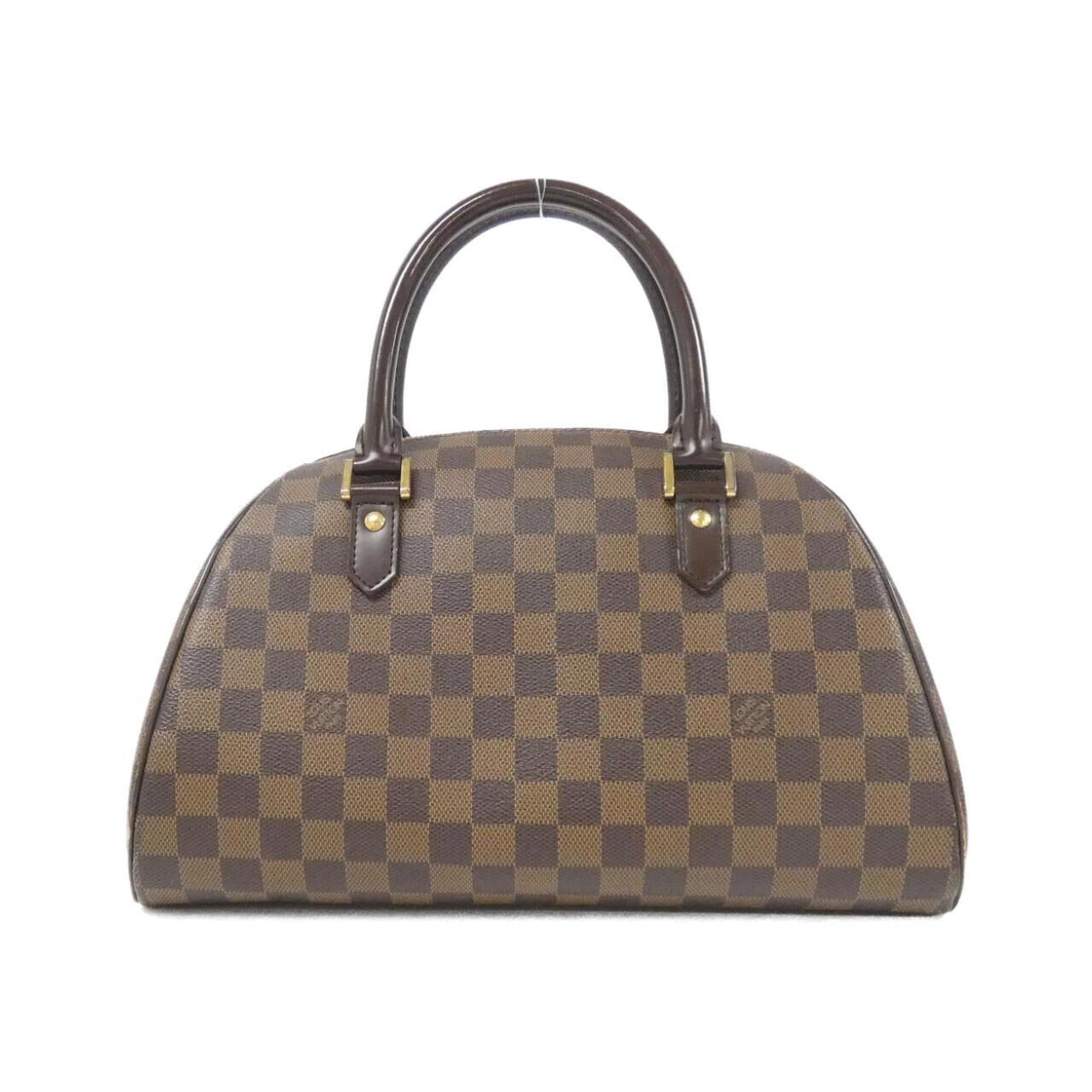 Louis Vuitton Brown Coated Canvas Handbag