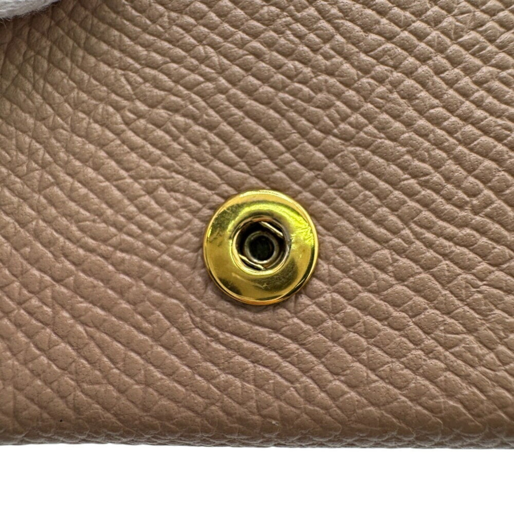 Balenciaga Beige Leather Wallet (Tri-Fold)