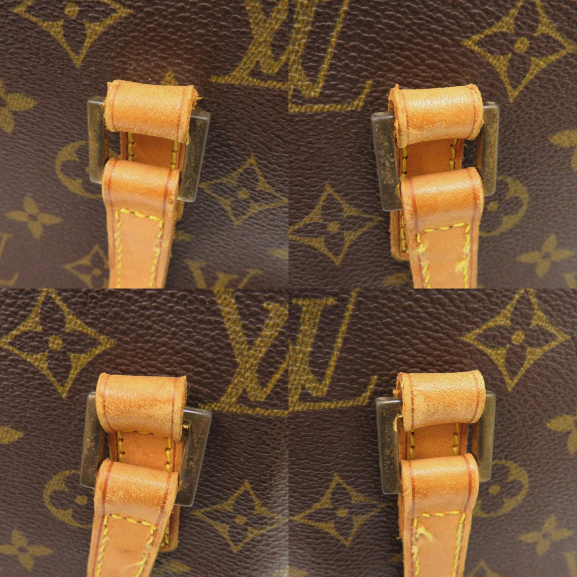 Louis Vuitton Brown Monogram Canvas Handbag