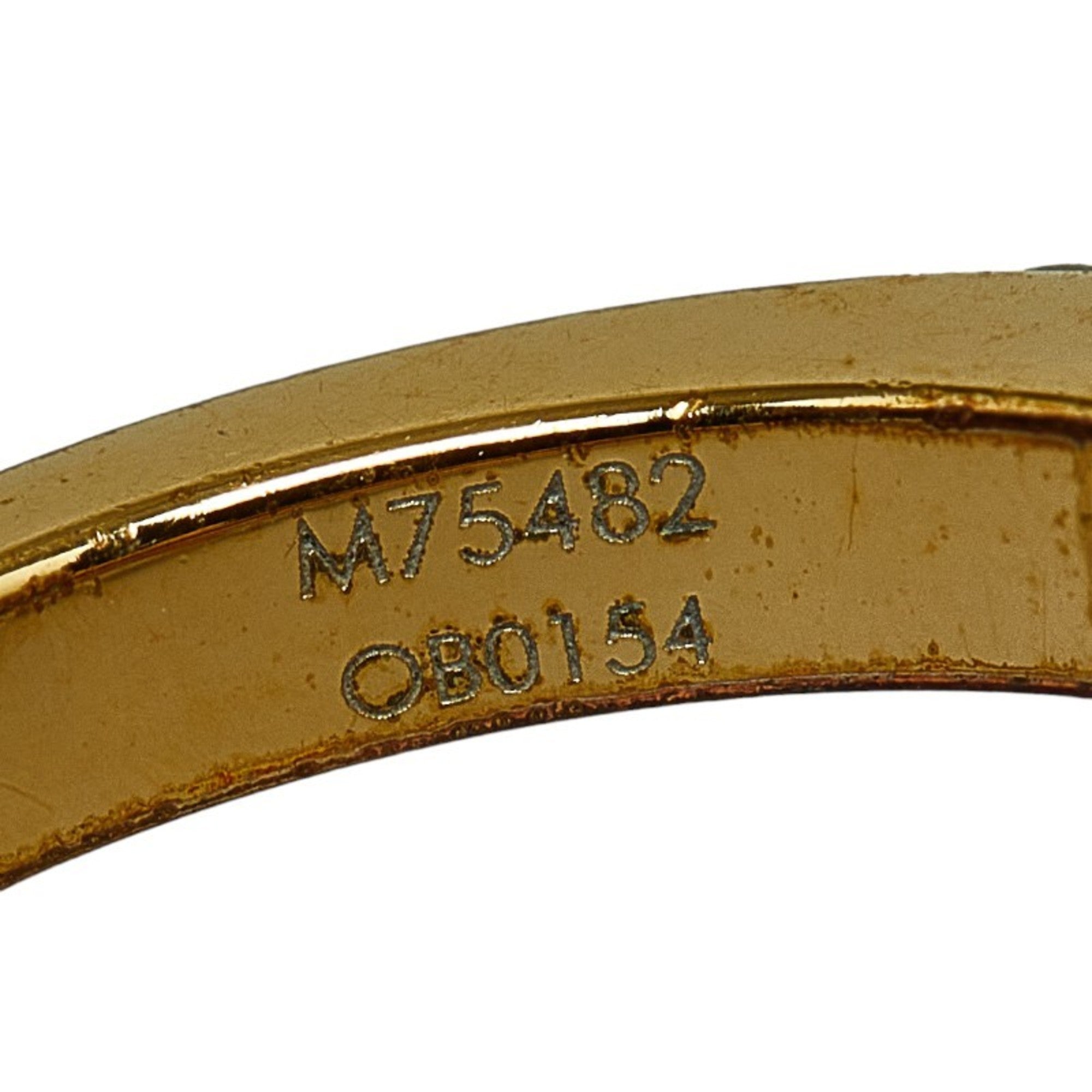 Louis Vuitton Gold Gold Plating Band Ring