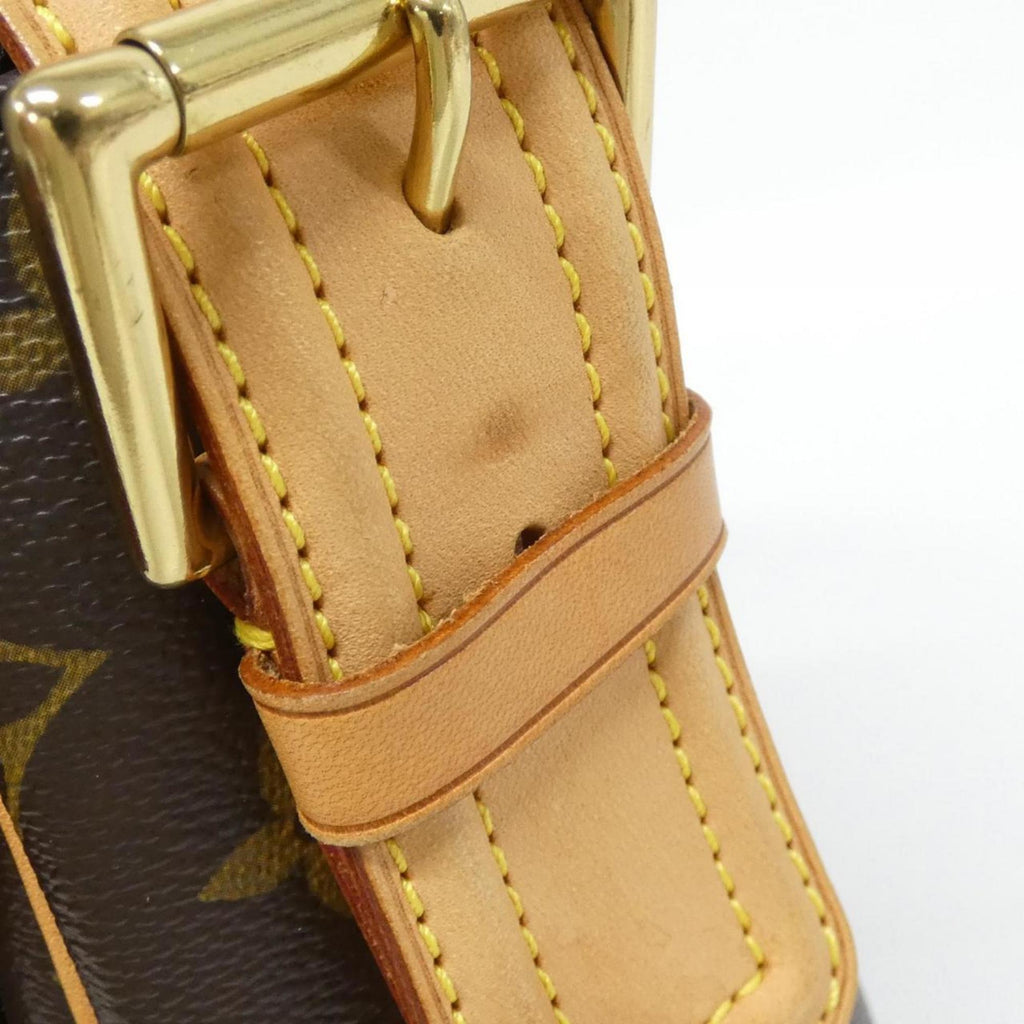 Louis Vuitton Brown Coated Canvas Shoulder Bag