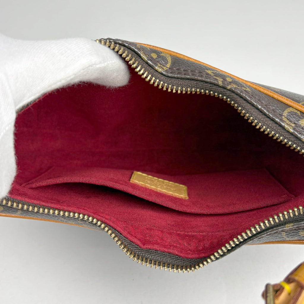 Louis Vuitton Brown Monogram Pochette Shoulder Bag