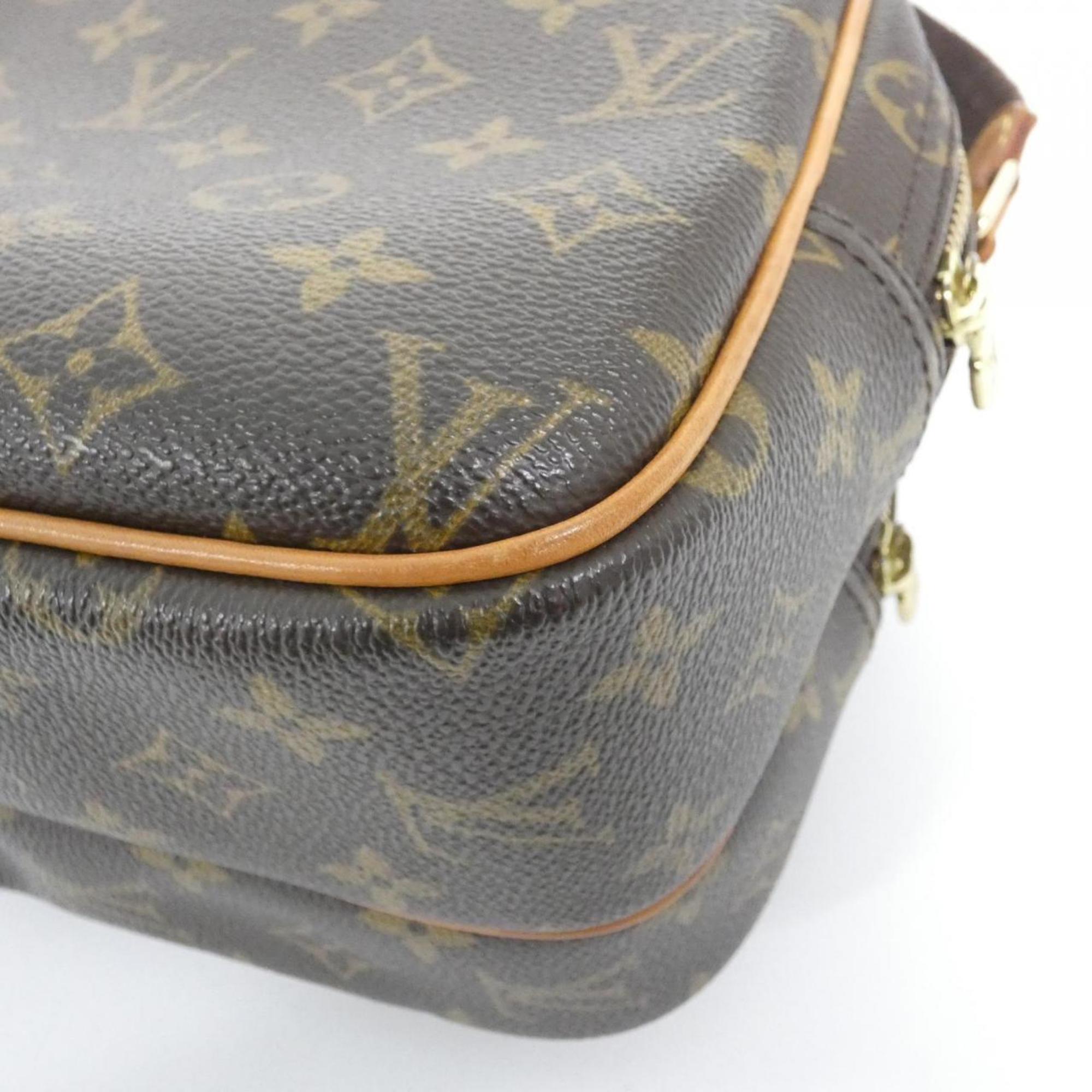 Louis Vuitton Marron Coated Canvas Shoulder Bag
