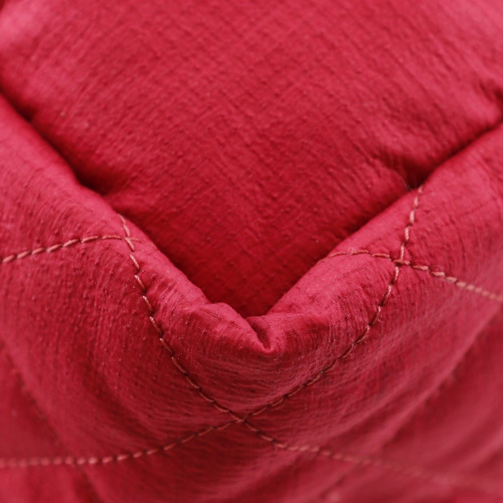 Chanel Red Color Nylon Backpack