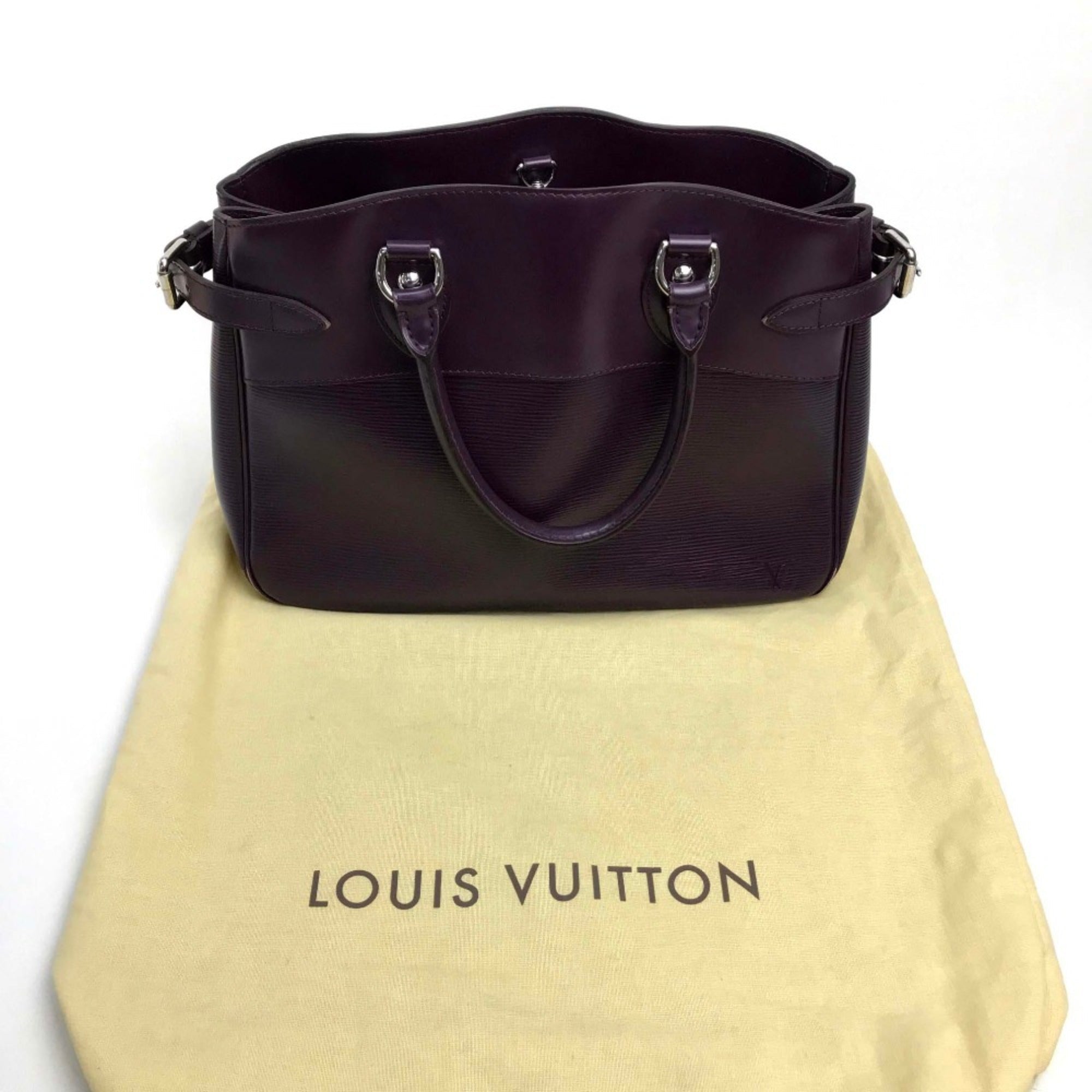 Louis Vuitton Brown Leather Handbag