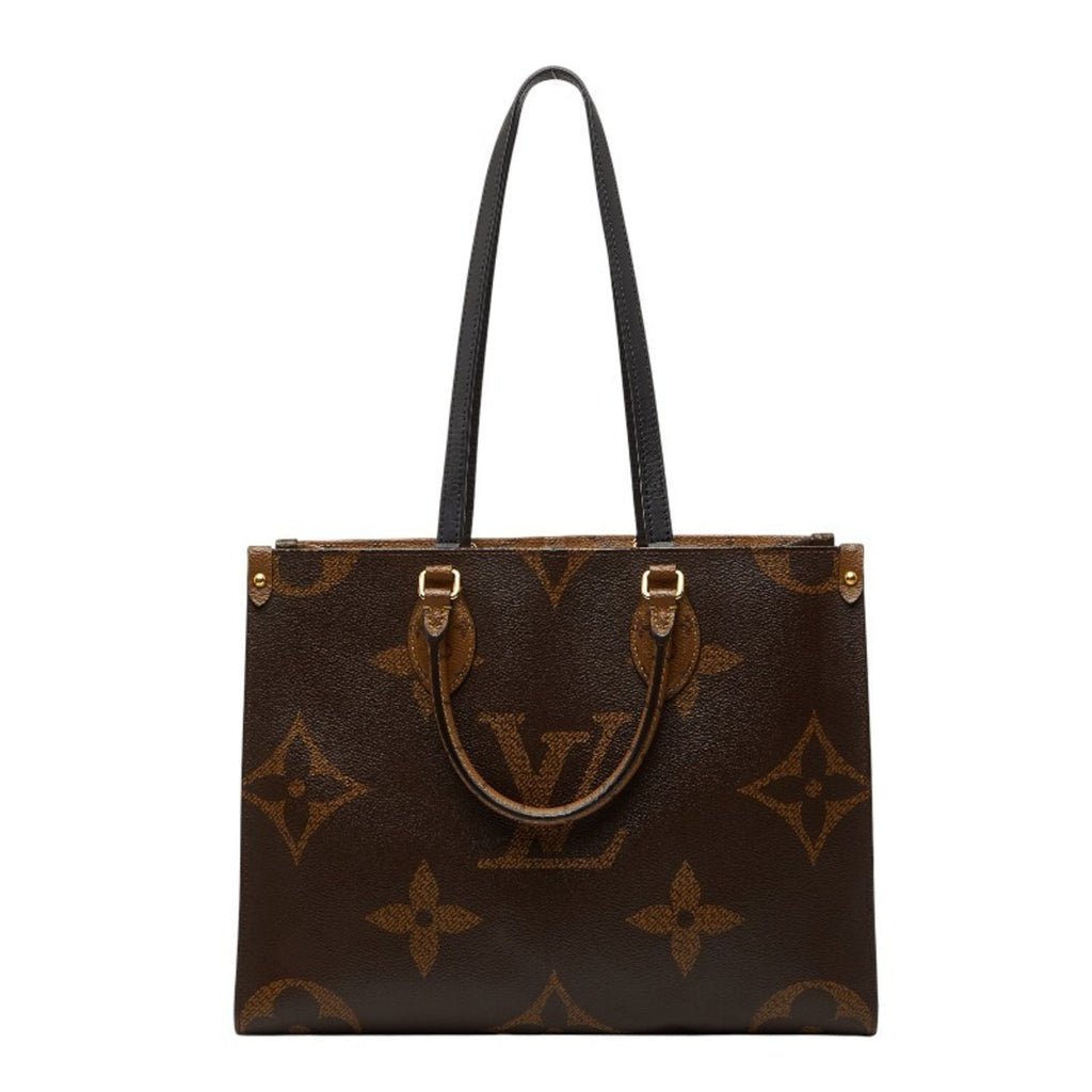 Louis Vuitton Brown Pvc Leather Handbag Shoulder Bag
