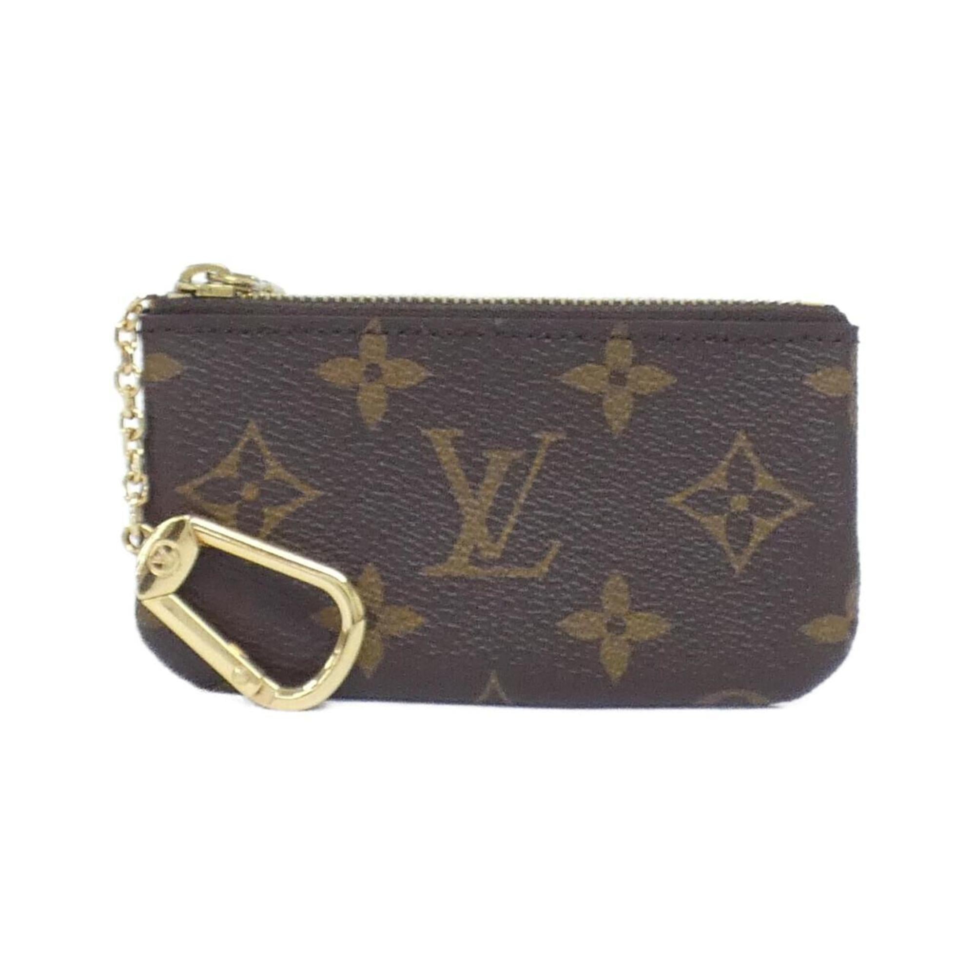 Louis Vuitton Marron Coated Canvas Coin Purse/Coin Case