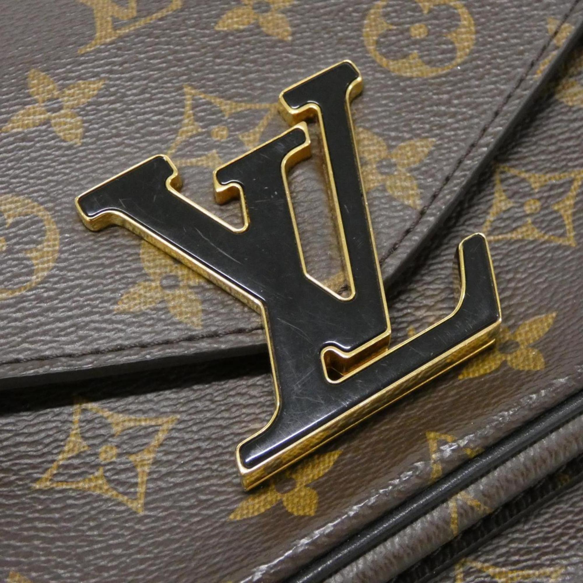Louis Vuitton Marron Coated Canvas Shoulder Bag
