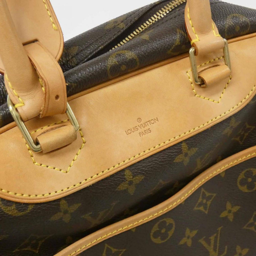 Louis Vuitton Brown Coated Canvas Handbag