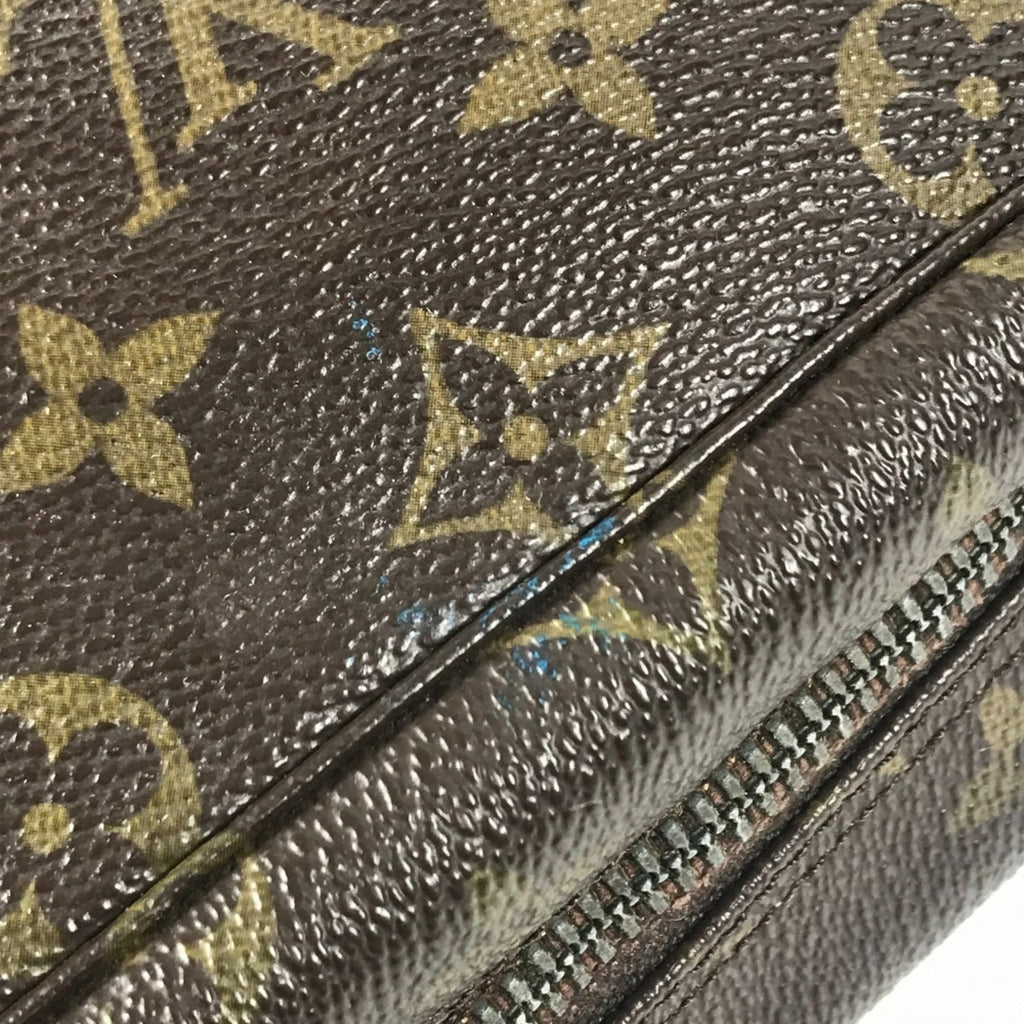 Louis Vuitton Monogram Brown Monogram Clutch Bag Pouch