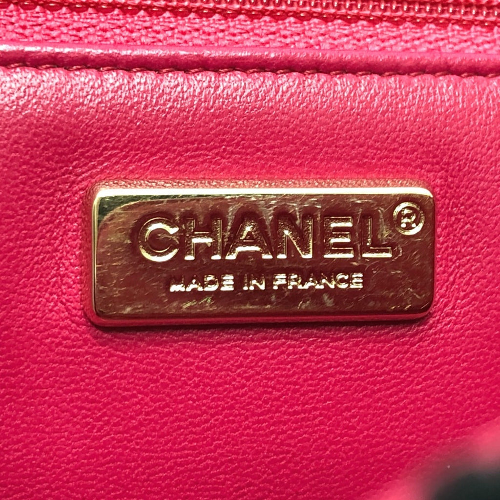 Chanel Black Canvas Shoulder Bag