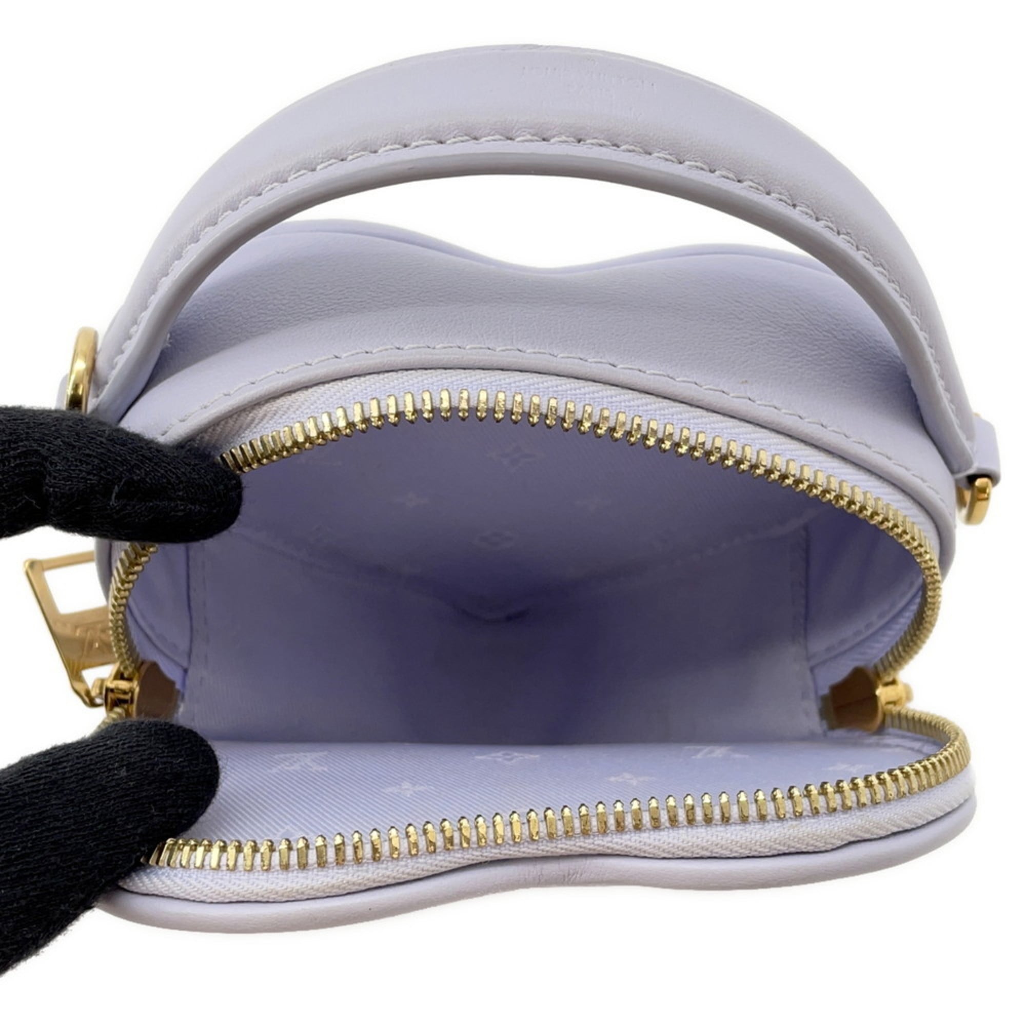 Louis Vuitton Monogram Gold Leather Handbag Shoulder Bag