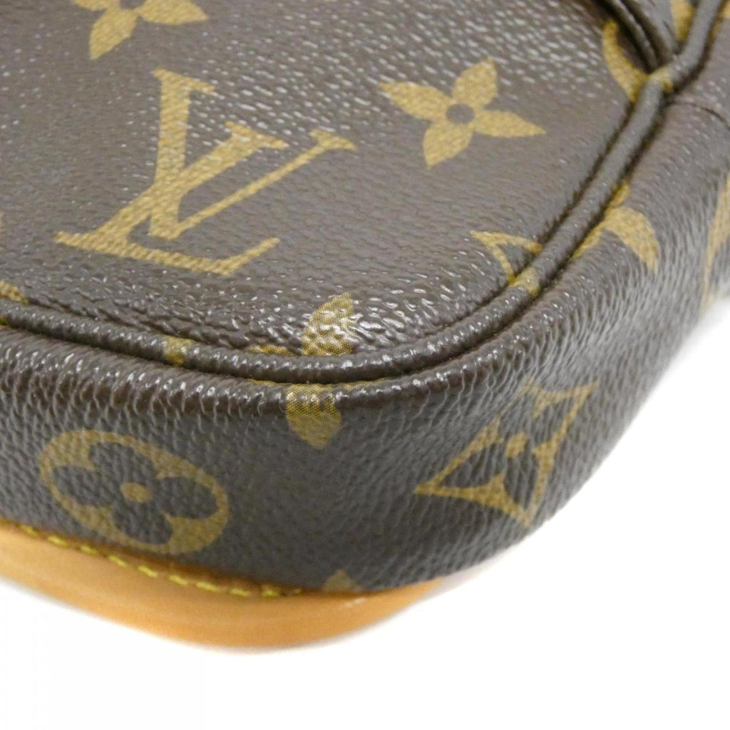 Louis Vuitton Brown Coated Canvas Shoulder Bag