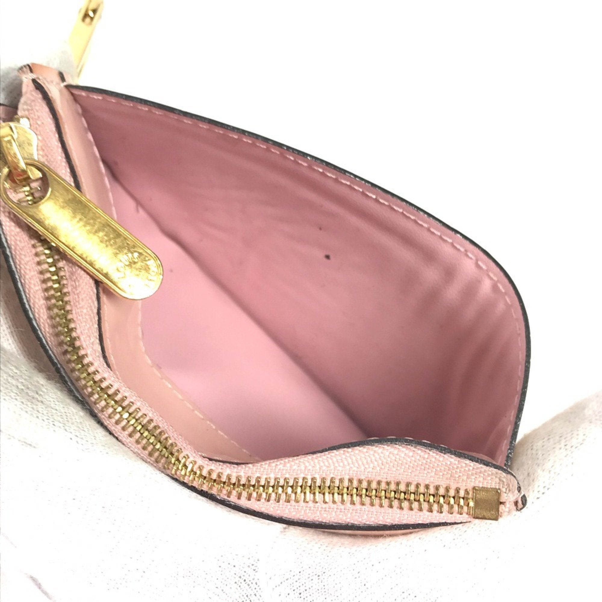 Louis Vuitton Pink Patent Leather Coin Purse/Coin Case