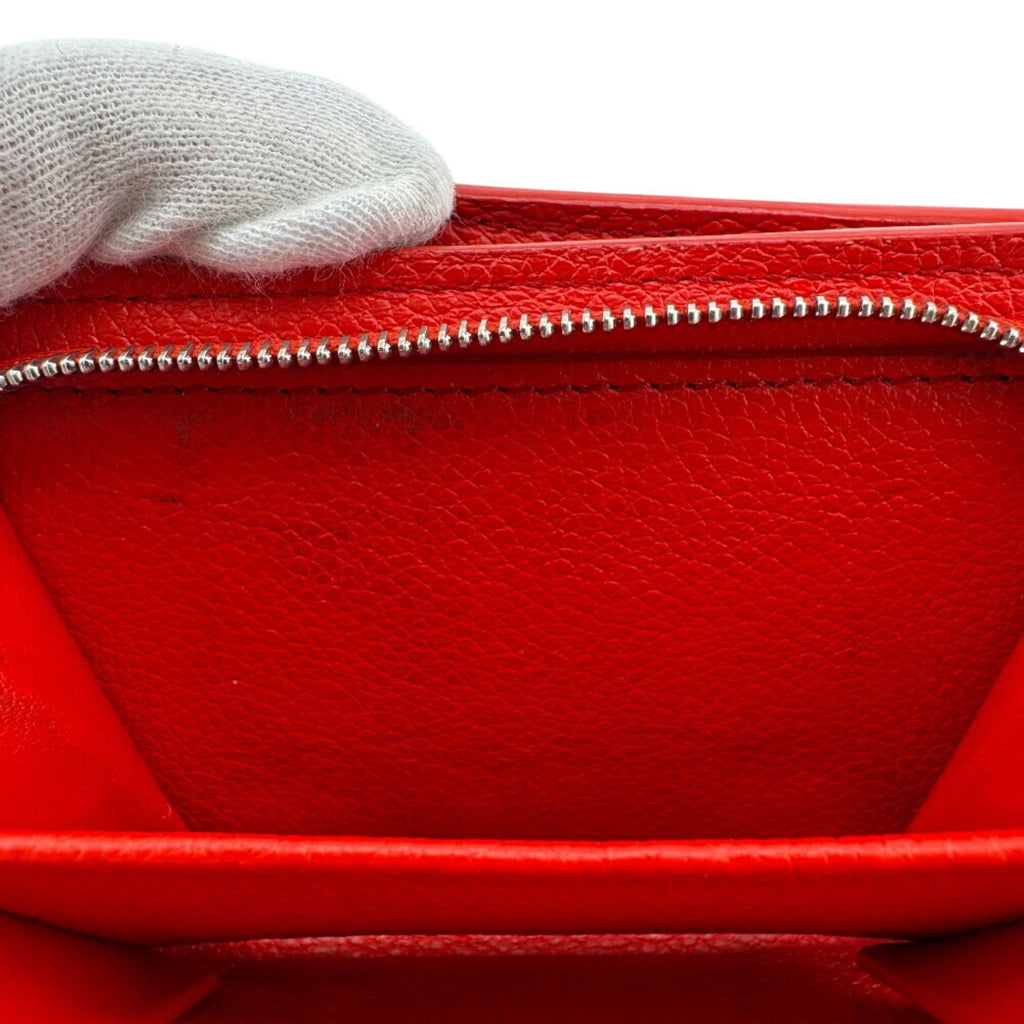 Louis Vuitton Monogram Empreinte Red Color White Leather Wallet