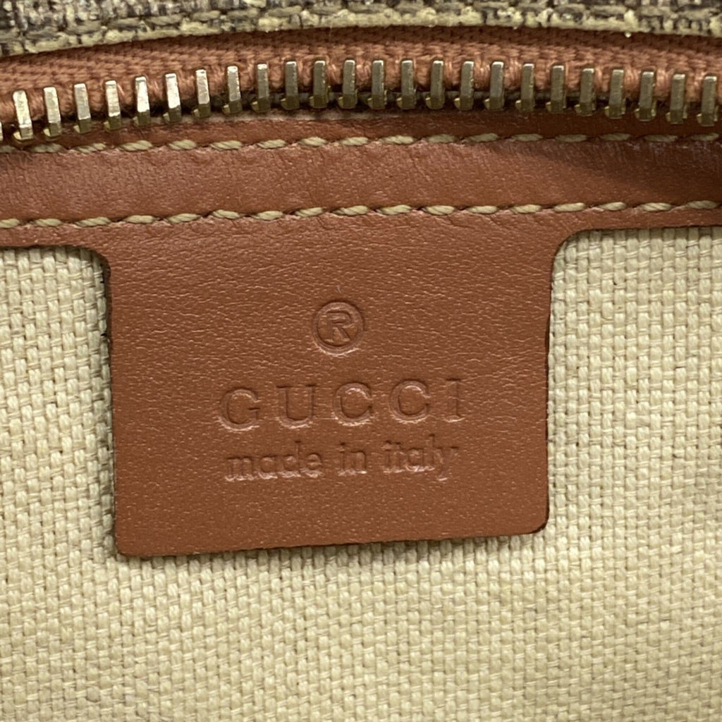 Gucci Brown Pink Pvc Shoulder Bag (Pre-Owned)