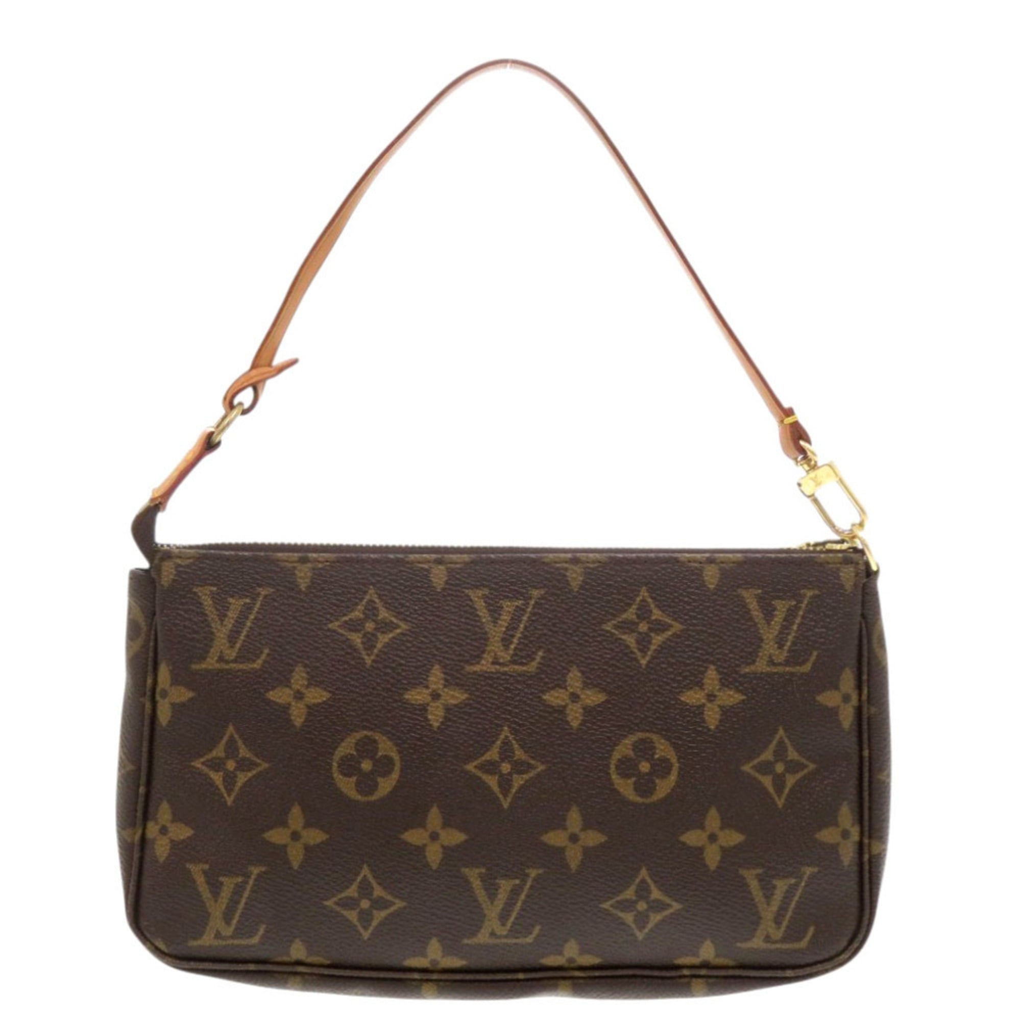 Louis Vuitton Brown Monogram Pochette Pouch