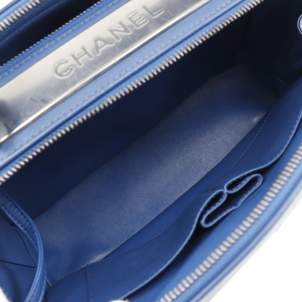 Chanel Blue Leather Handbag