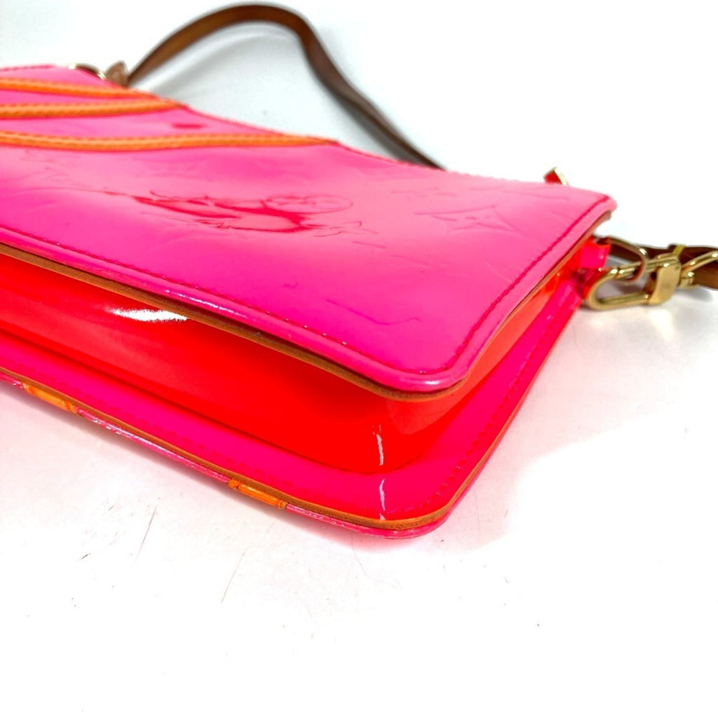 Louis Vuitton Pink Monogram Vernis Handbag Pouch Shoulder Bag