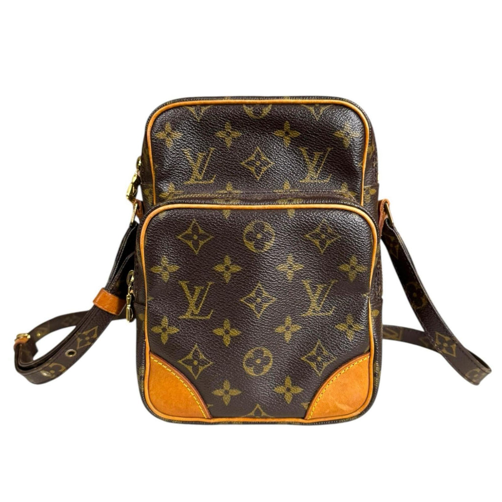Louis Vuitton Brown Monogram Canvas Shoulder Bag