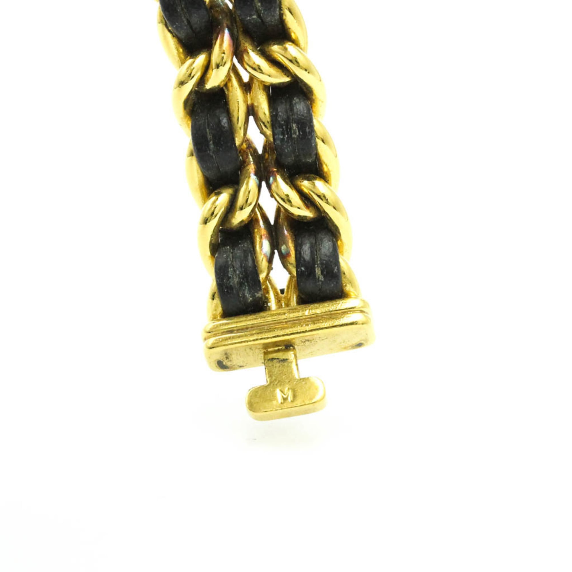 Chanel Premiere Rock Quartz Watch Plated Metal And Leather Watch