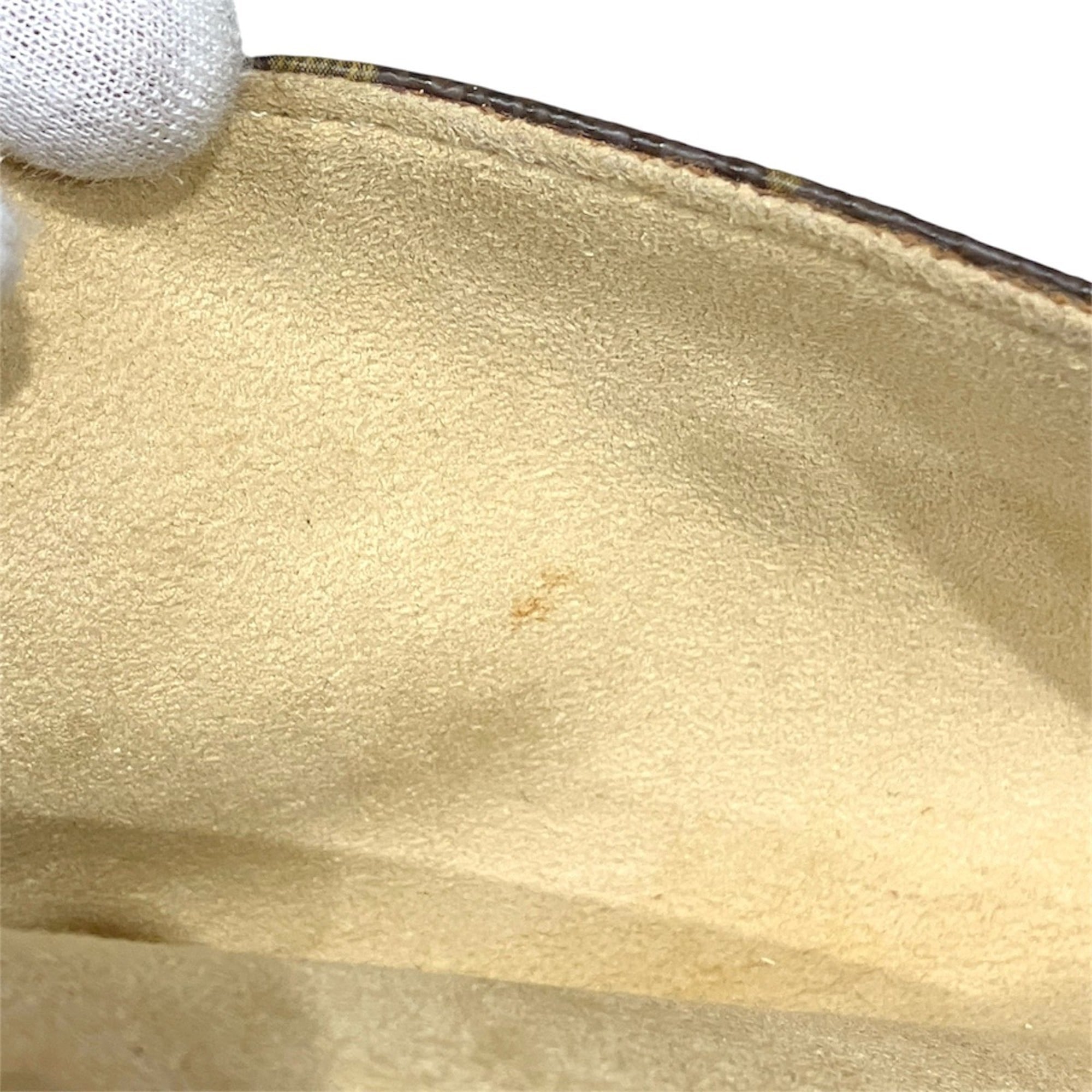 Louis Vuitton Brown Pvc Pochette Shoulder Bag