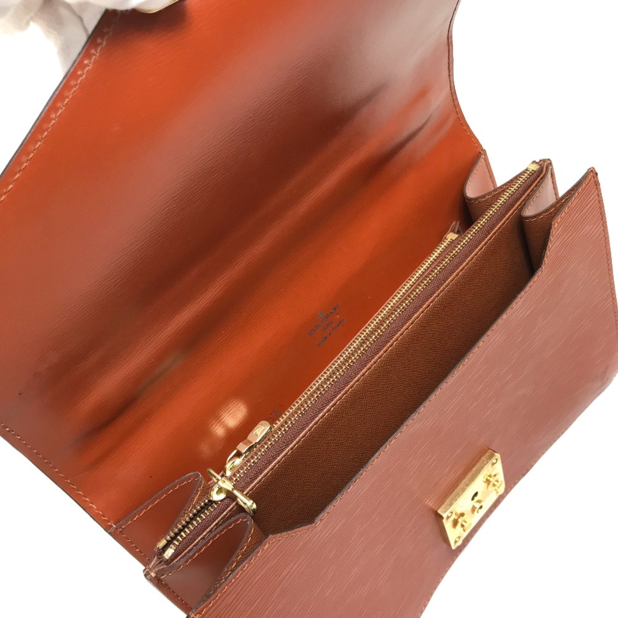 Louis Vuitton Brown Leather Handbag