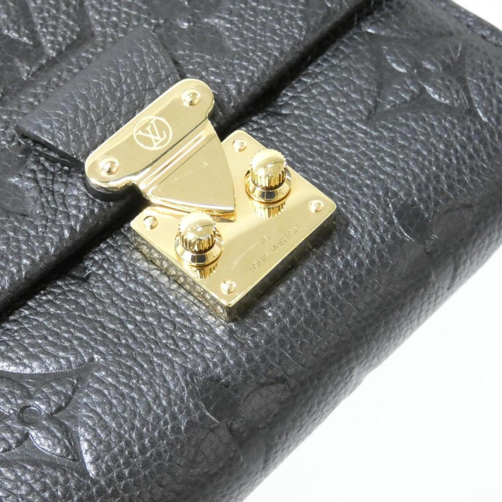Louis Vuitton Black Monogram Monogram Empreinte Leather Wallet