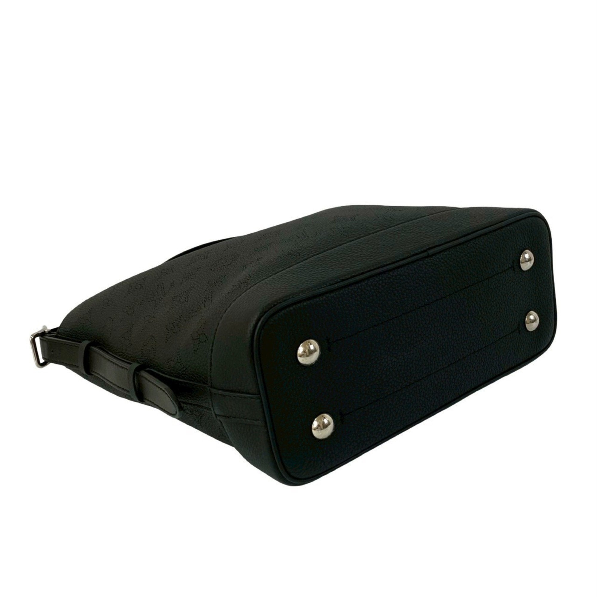 Louis Vuitton Black Leather Shoulder Bag