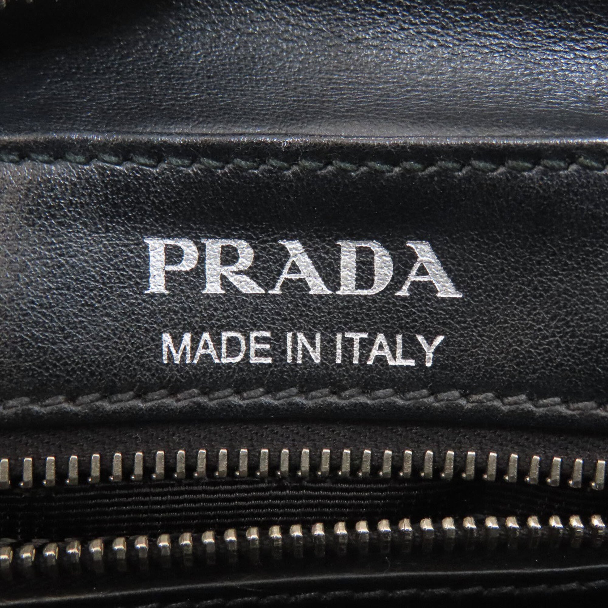Prada Black Leather Shoulder Bag