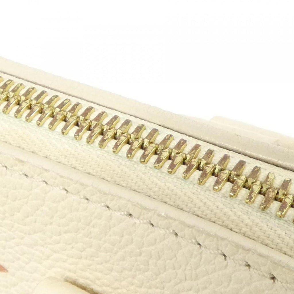 Louis Vuitton Cream White Leather Boston Bag