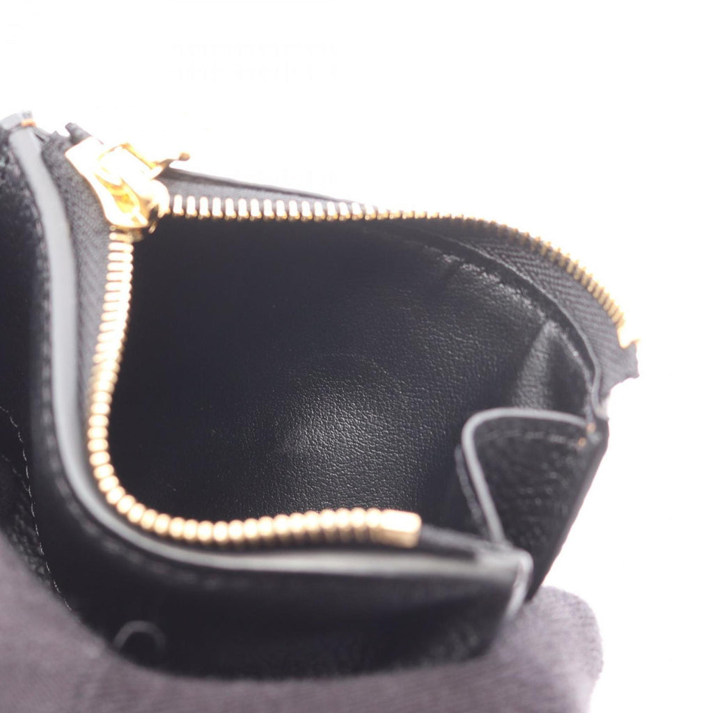 Louis Vuitton Black Brown Monogram Empreinte Leather Wallet (Tri-Fold)