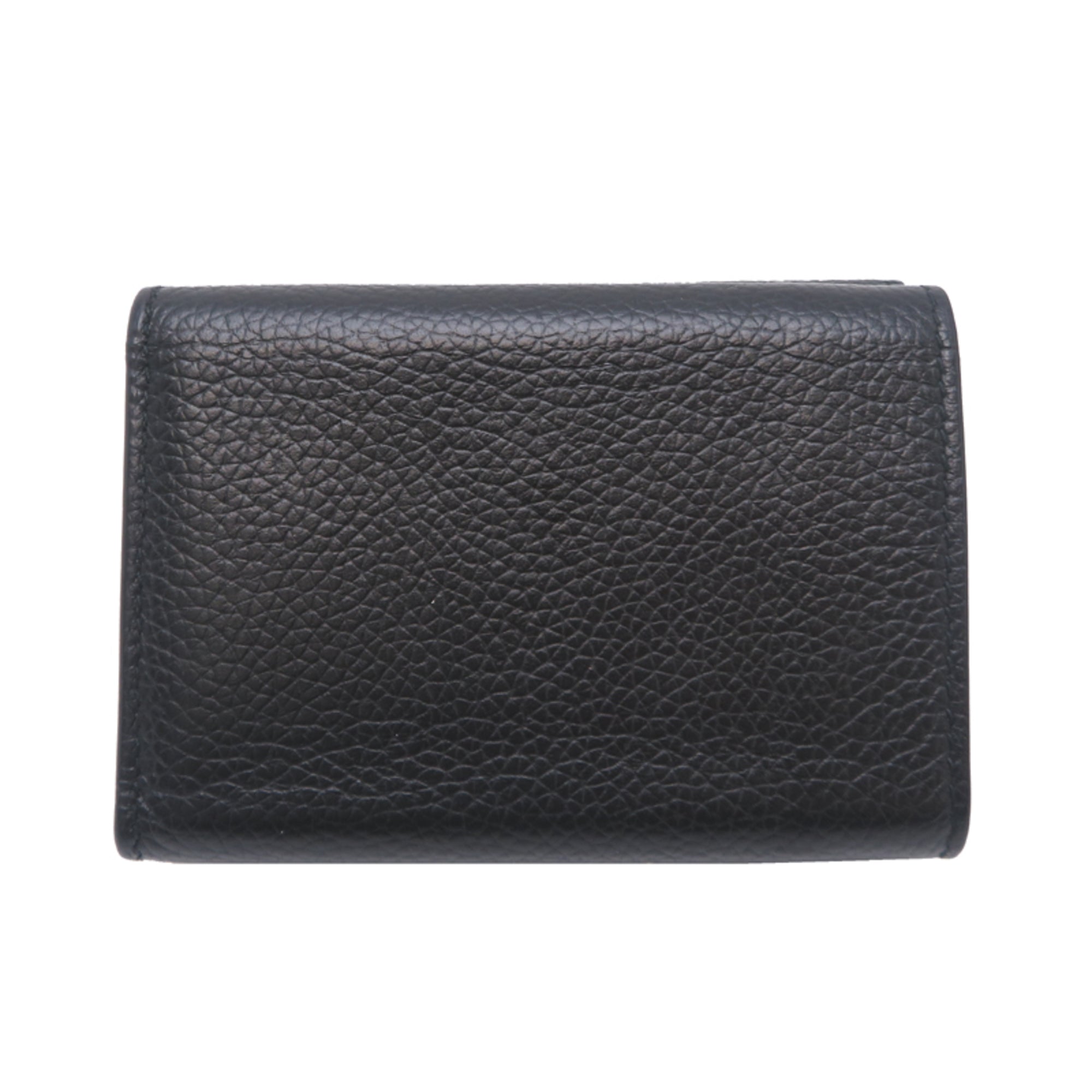 Balenciaga Black Leather Wallet (Tri-Fold)