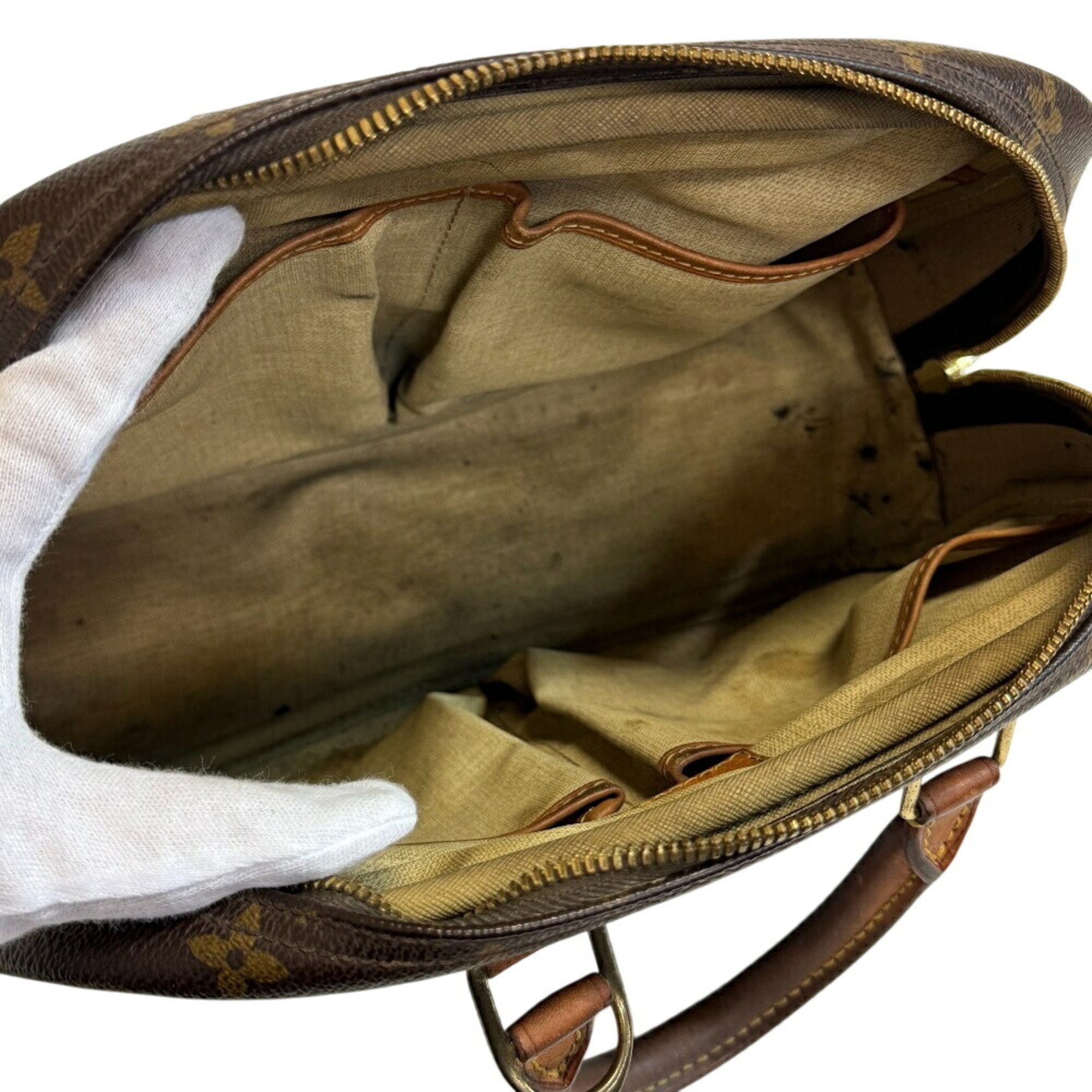 Louis Vuitton Brown Leather Handbag