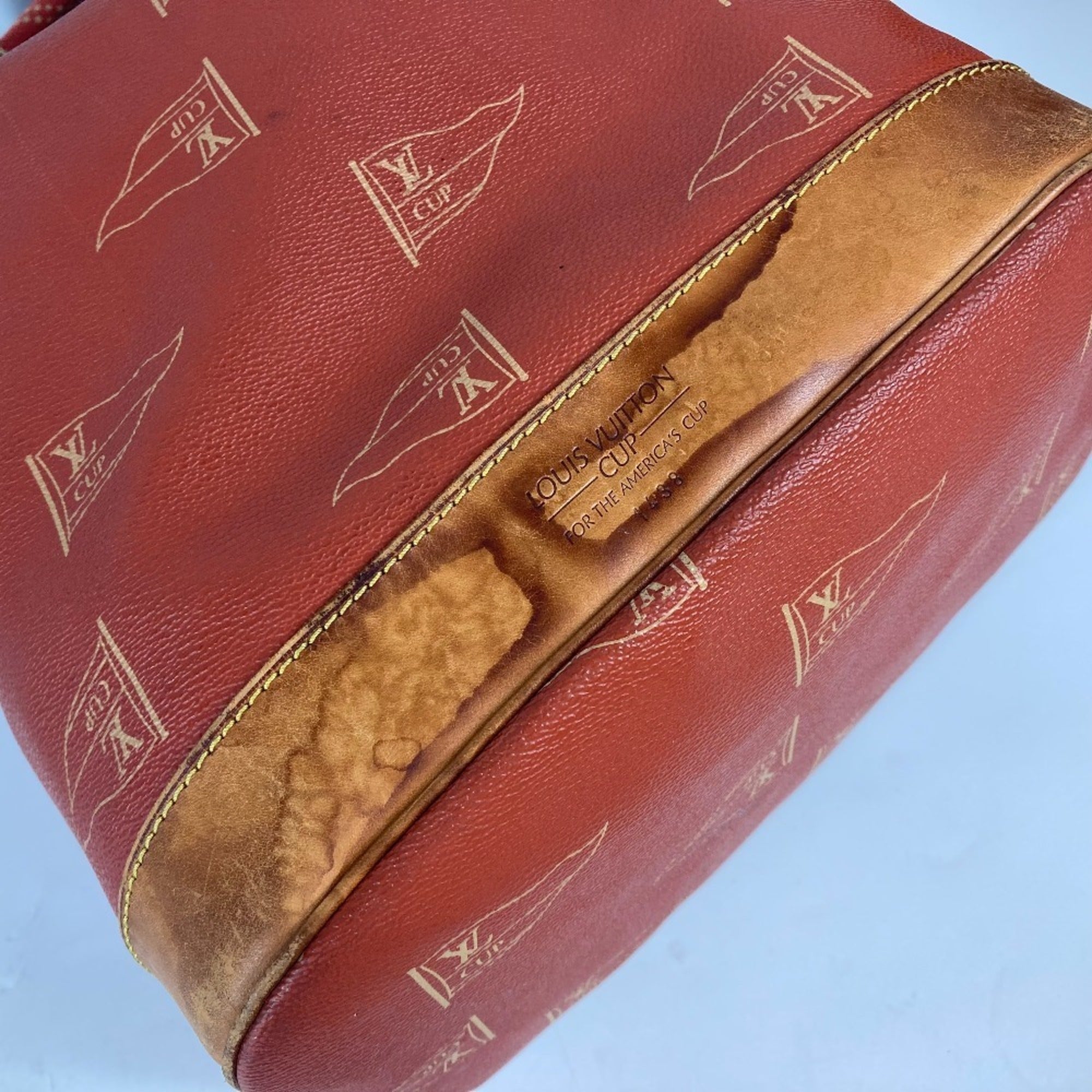 Louis Vuitton Brown Pvc Leather Shoulder Bag