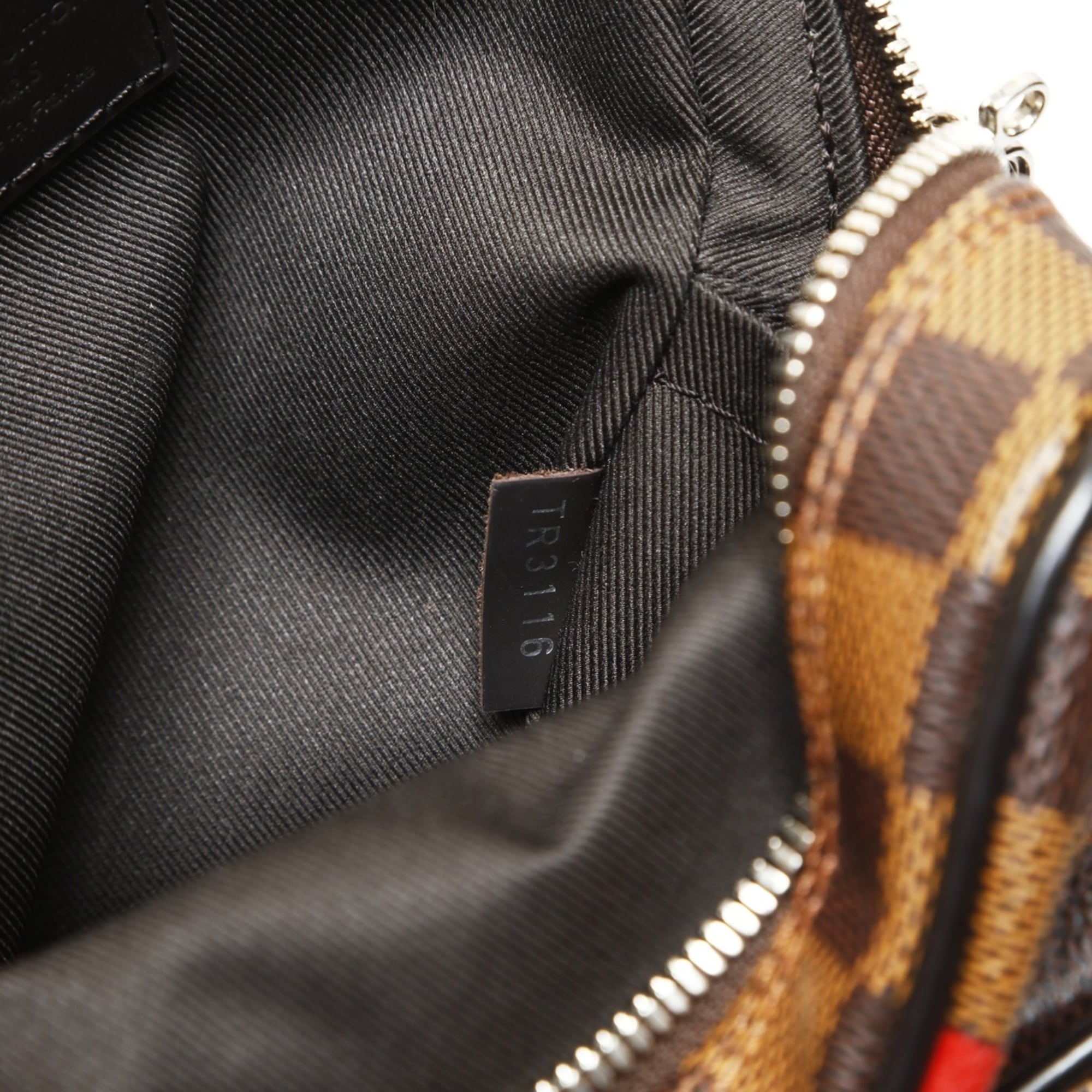 Louis Vuitton Brown Clear Damier Canvas Shoulder Bag