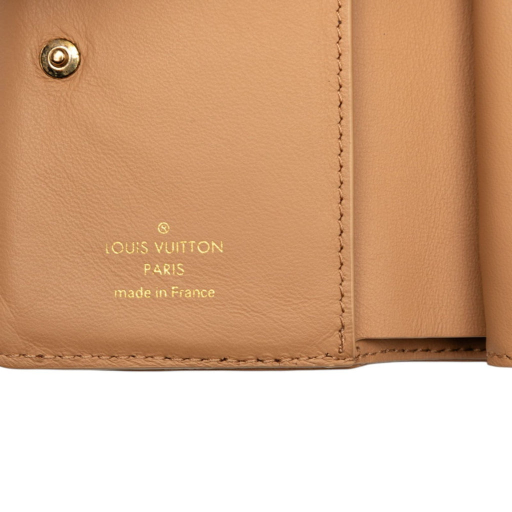 Louis Vuitton Brown Camel Leather Wallet