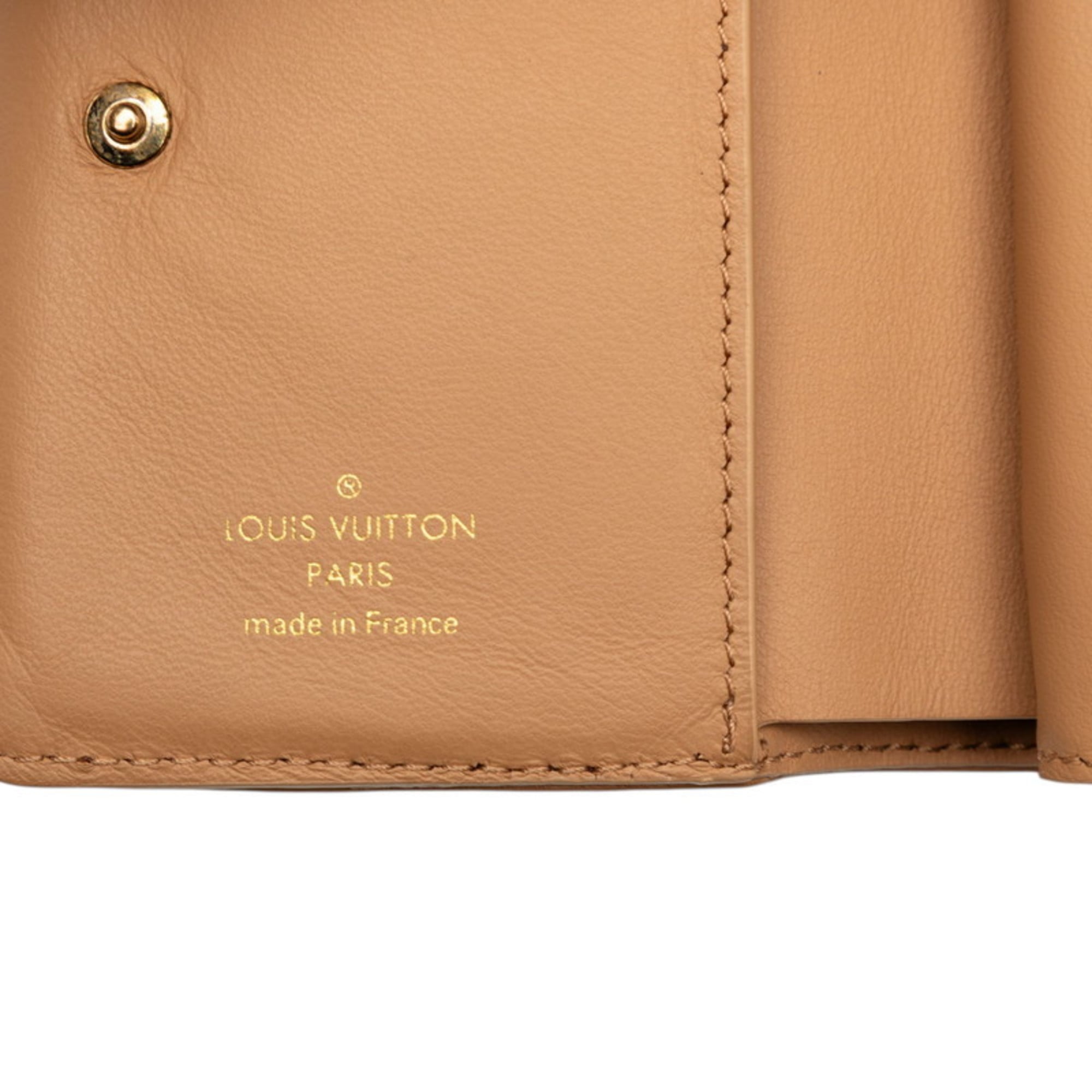 Louis Vuitton Brown Camel Leather Wallet