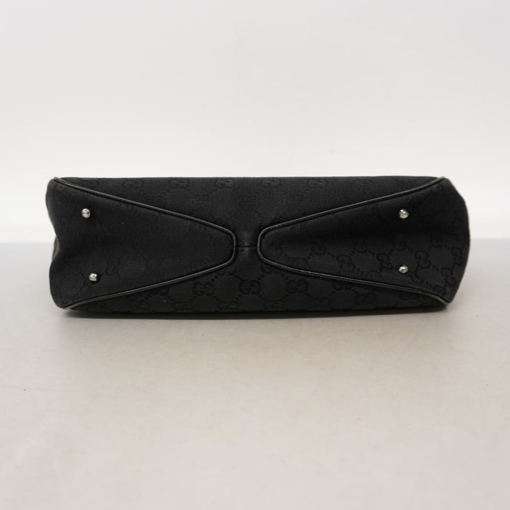 Gucci Black Canvas Tote Bag (Pre-Owned)