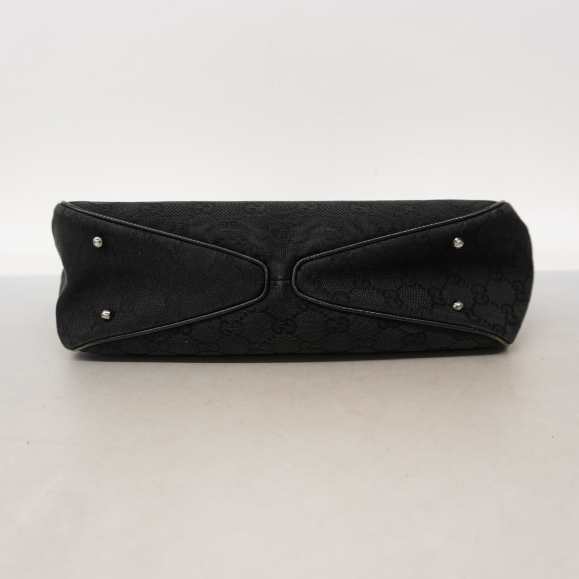 Gucci Black Canvas Tote Bag (Pre-Owned)