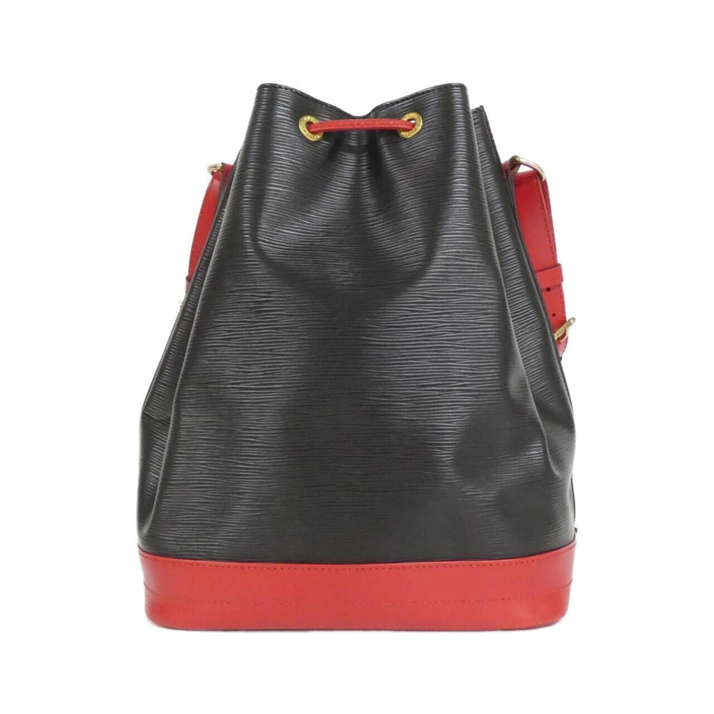 Louis Vuitton Black Red Color Leather Shoulder Bag