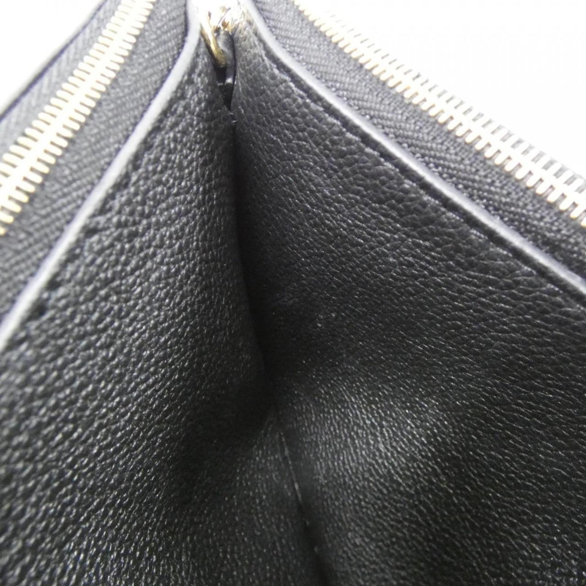 Louis Vuitton Black Leather Pochette Shoulder Bag
