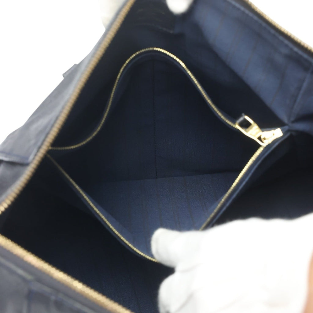 Louis Vuitton Black Infini Monogram Empreinte Tote Bag