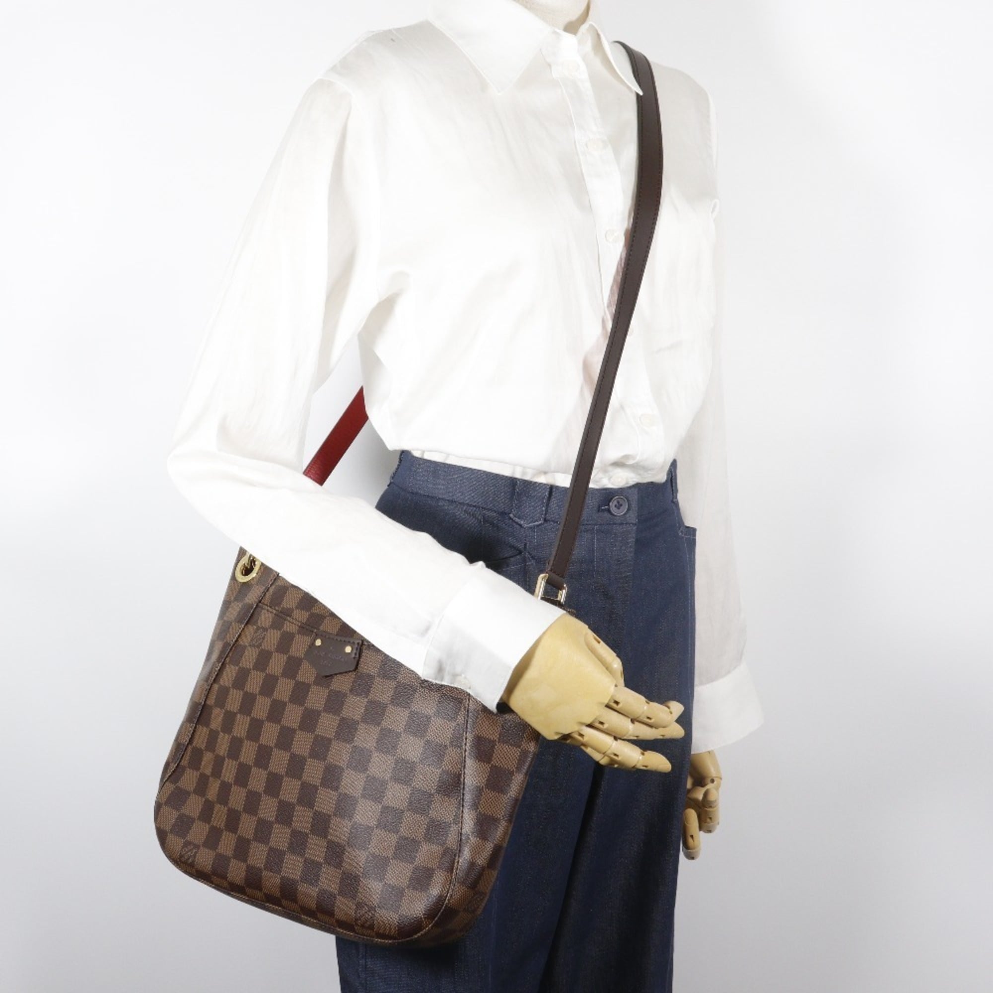 Louis Vuitton Brown Damier Canvas Shoulder Bag