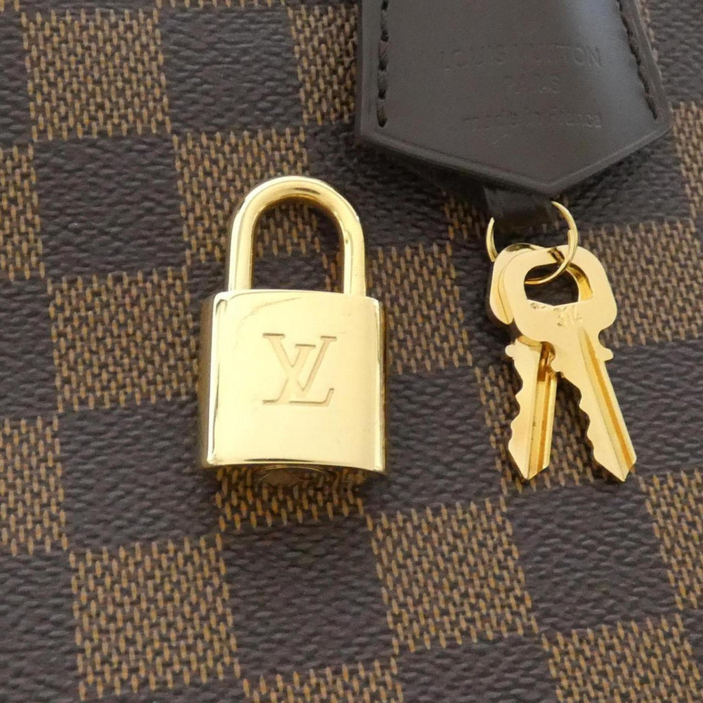 Louis Vuitton Brown Coated Canvas Handbag