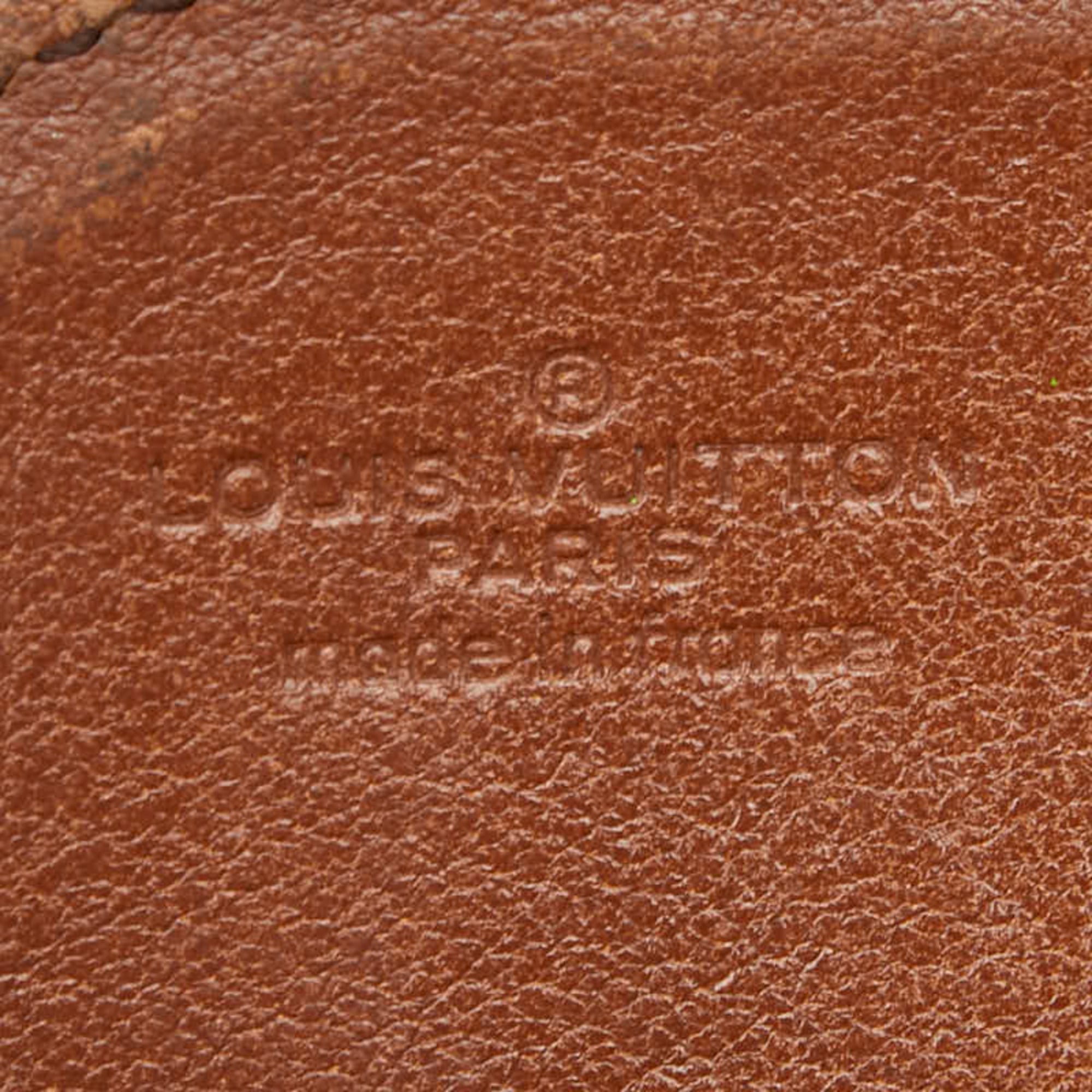 Louis Vuitton Brown Pvc Leather Shoulder Bag
